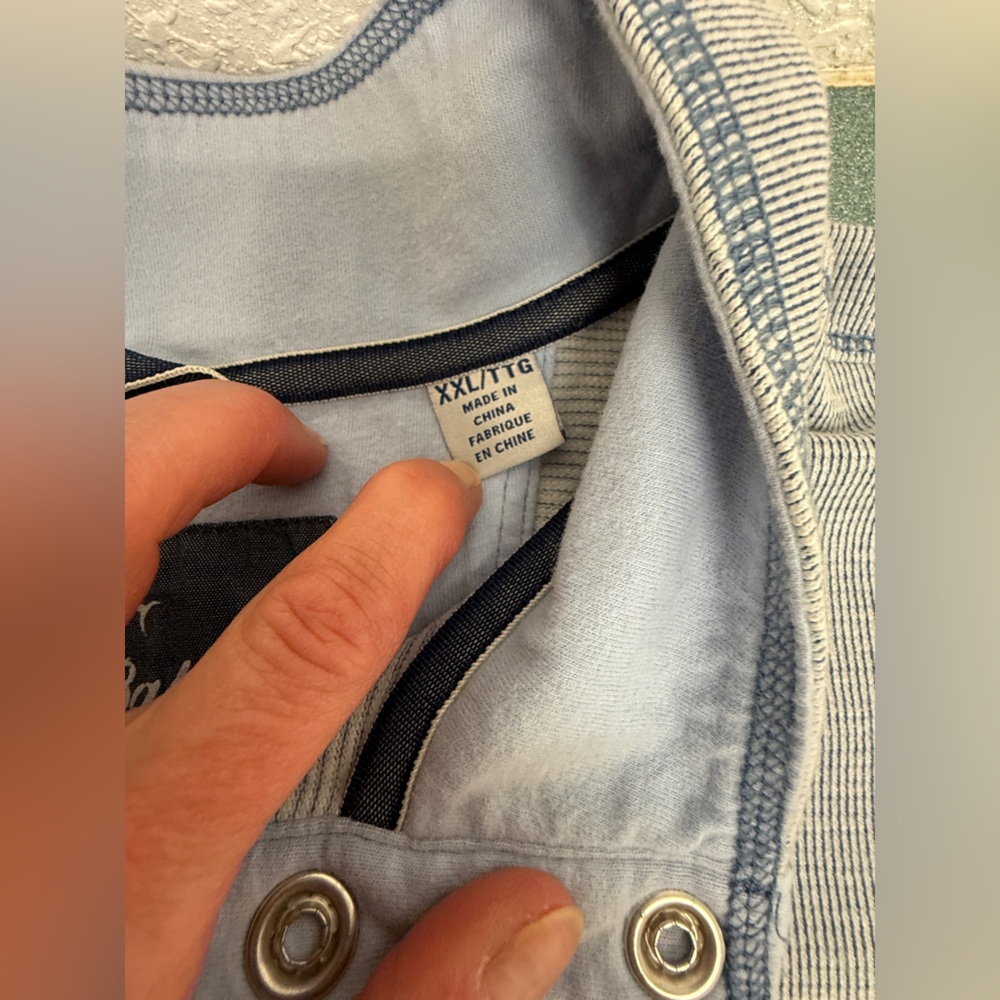 Tommy Bahama Quarter Button Down Shirt Men’s XXL Blue - Picture 4 of 10